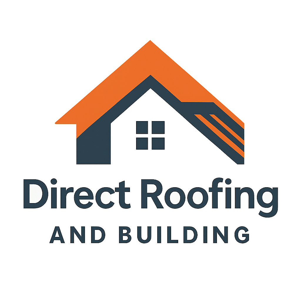 Direct Roofing and Building Logo